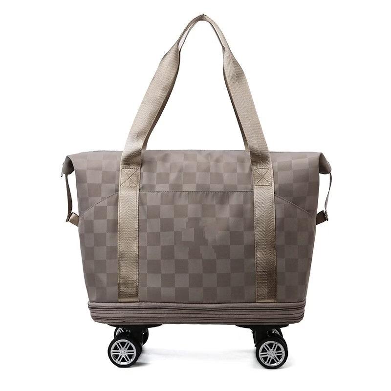 

Li Shen Large Capacity Expandable Travel Luggage Bag with Detachable Wheels