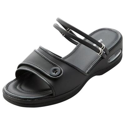 Nursery Lightweight EVA Air Sandals Cute Nursing Nurse Shoes Office Clerical Size 23 Black 9545216A 2-Way Women's