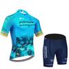 Mens Short Sleeve Cycling Jersey Set Breathable Mountain Road Bike Riding Wear