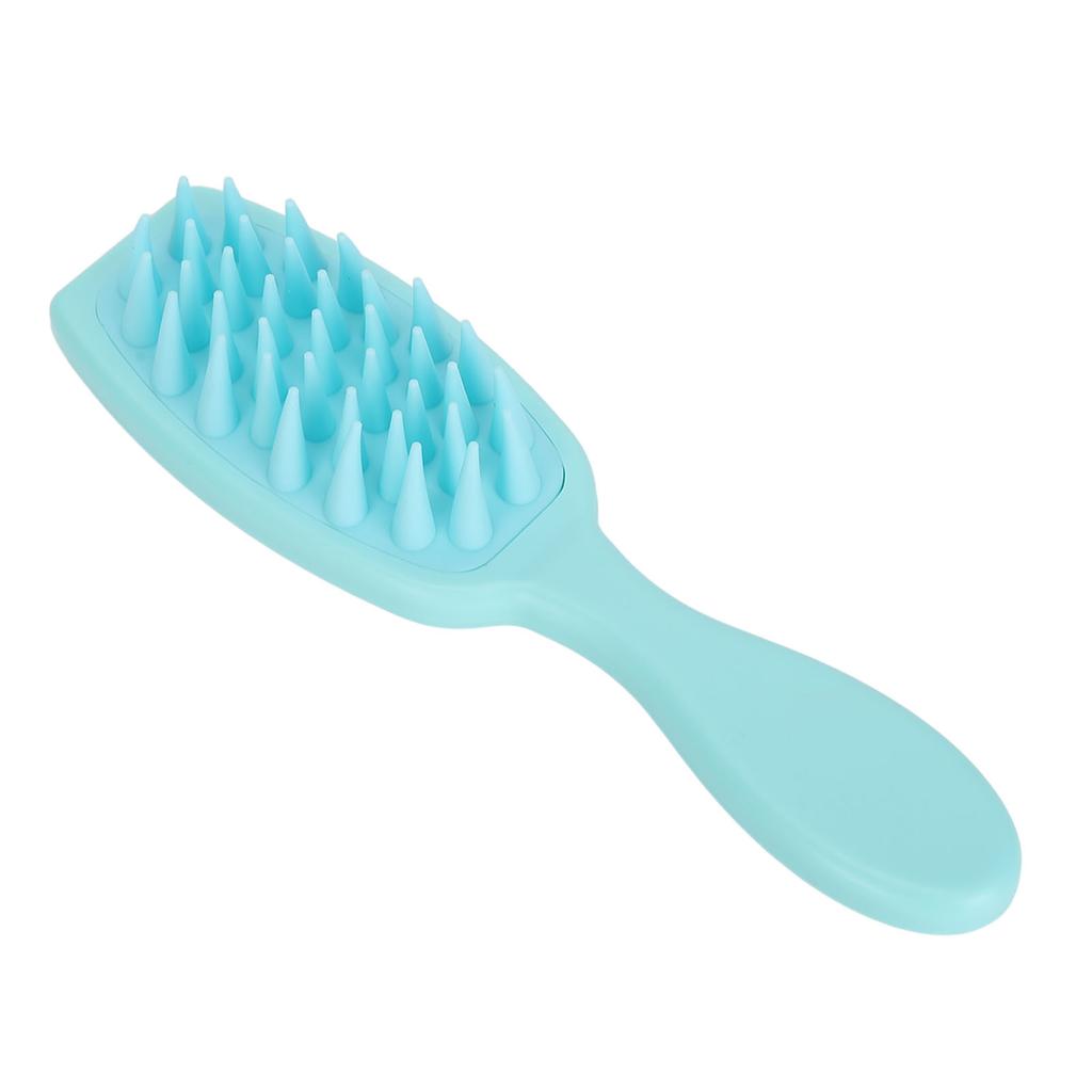 4pcs Hair Scalp Massager Shampoo Brush Silicone Long Handle Improve Hair Growth Dandruff Removal
