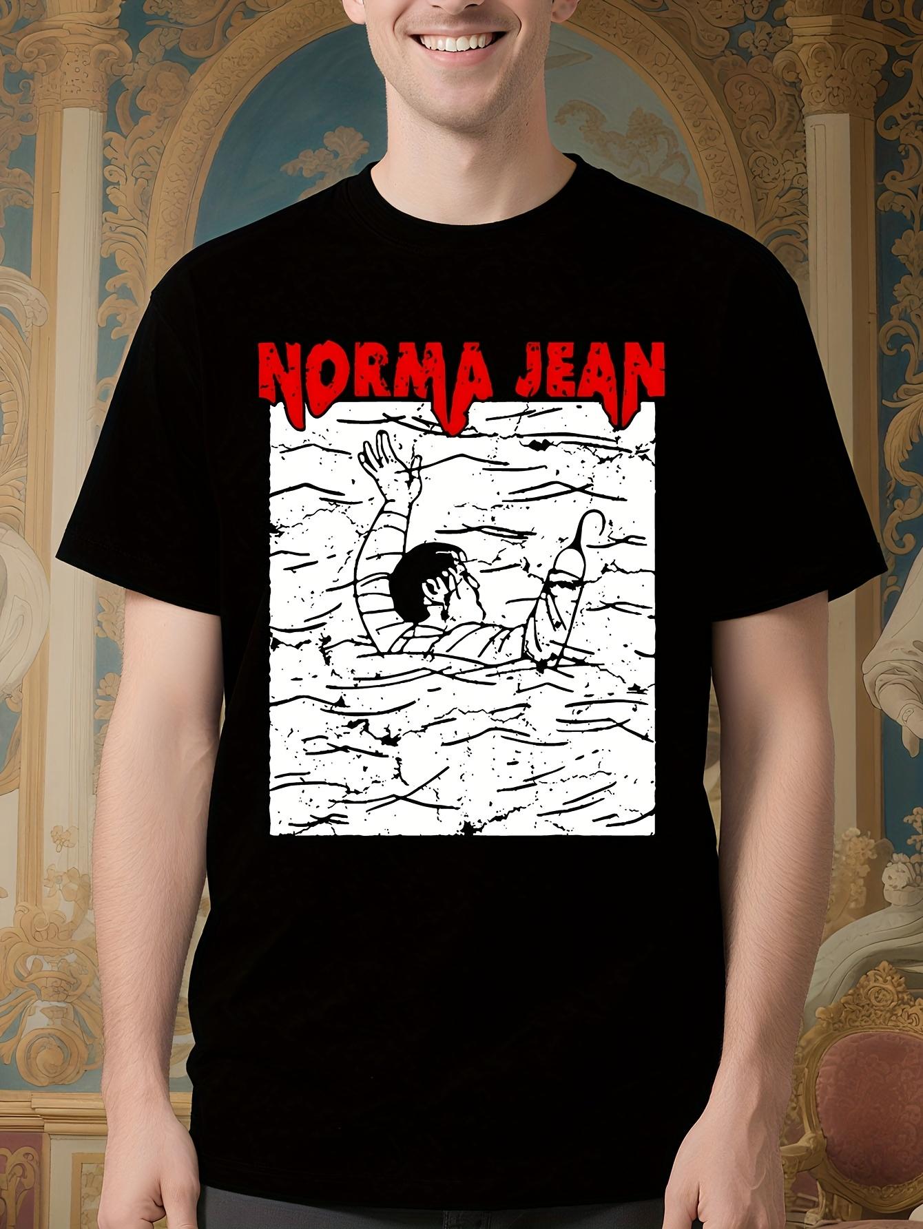 Norma Jean Swimmer Graphic Tshirt - Black Quick-Dry Cotto... XL