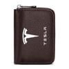 Leather Car Driver's License ID Card Bank Card Wallet Car Styling For Tesla Model 3 Model X S 2016-2023  Model Y Decals TM3 TMX
