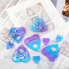 DIY Gotická čarodějnická deska Štítek Klíčenka Silikonová Epoxyová forma DIY Klíčenka Přívěsek Šperky Řemeslná forma pro dárek