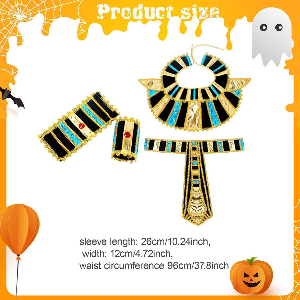 Egyptian Costume Accessories Men,Pharaoh for Festival Event Dress up