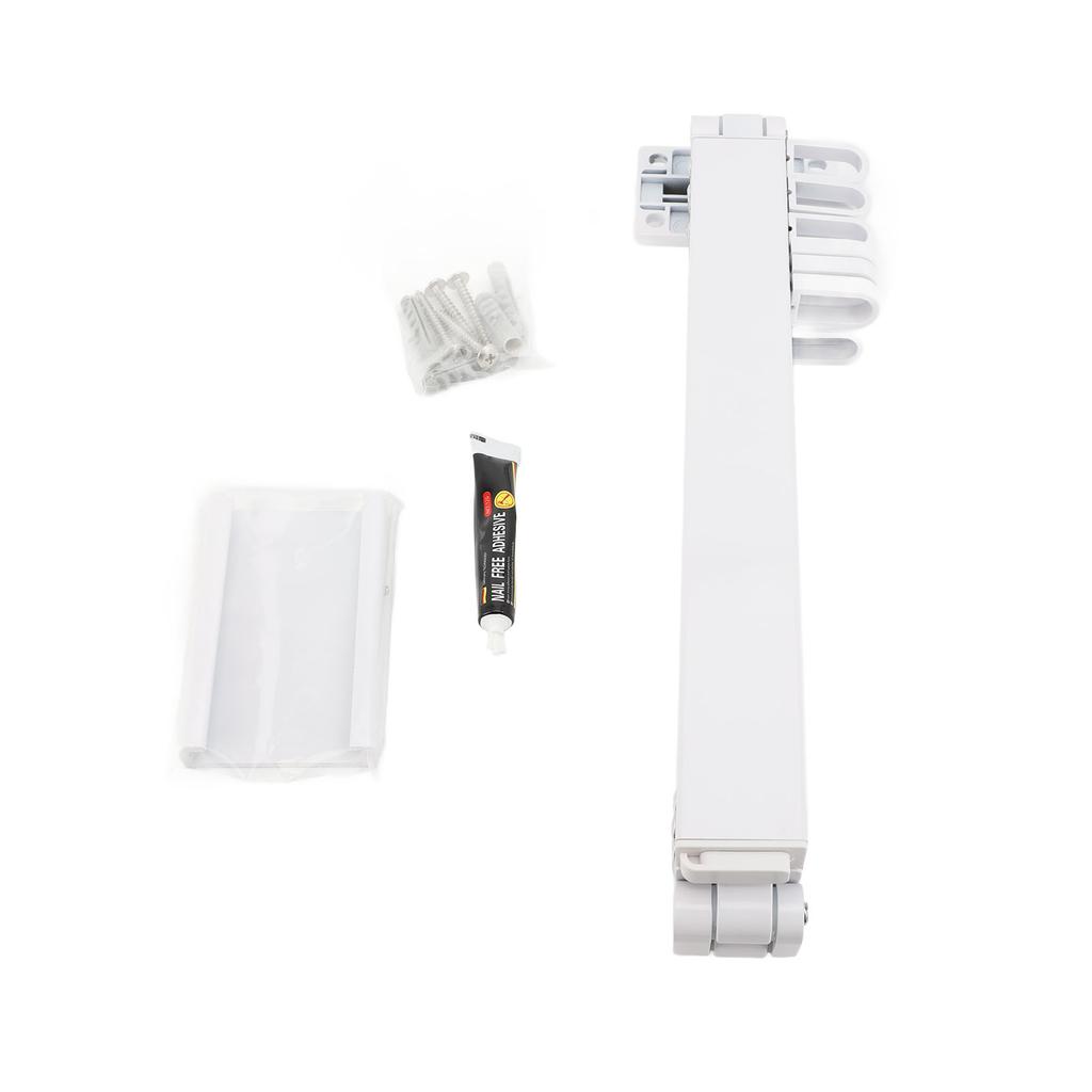 Wandmontierter Wäscheständer Dreifach faltbar Aluminiumlegierung Wäscheständer für Zuhause