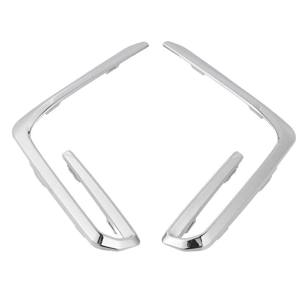 1 Pair Front Bumper Fog Light Grille Trim Cover Molding for X5 G05 M50 Pre‑LCI 2019 To 2023 Electroplate