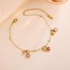 Stylish Titanium Steel Heart Anklet for Women – Durable, Versatile Beach Foot Chain