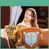 Sword And Shield Plush Toys With Short Velvet Fabric For Playtime Adventures**