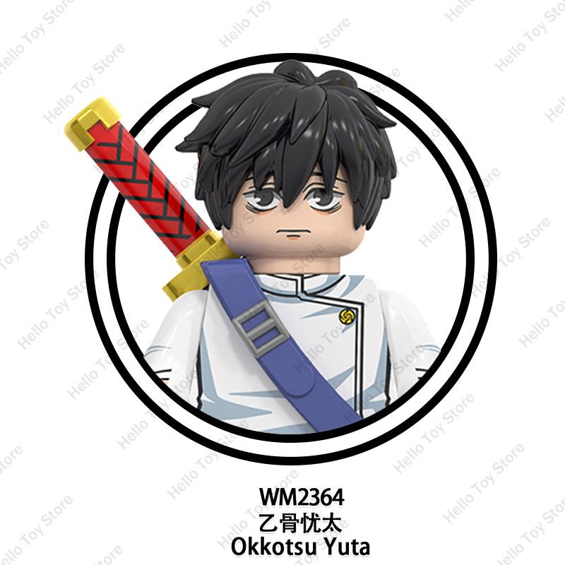 Jujutsu Kaisen Hot Anime Mini Acion Figures Satoru Gojo Model Classic Cartoon Building Blocks Itadori Yuji Dolls Bricks Toy Gift