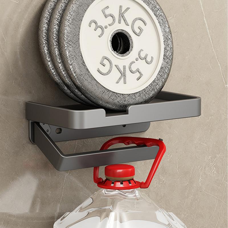 Paper Towel Holder With Shelf Paper Towel Holder Organizer Wall Mounted Kitchen Paper Holder Rack Paper Towel Roll Rack Basket