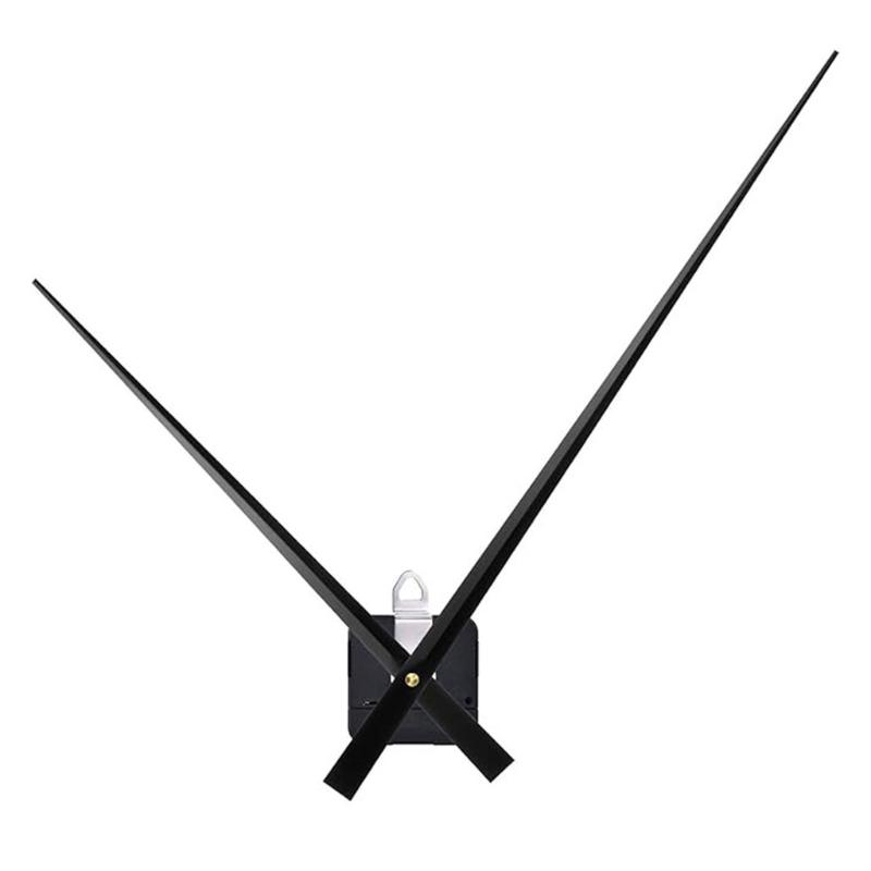 Oversized Wall Clock Mechanism Set with Strong Drive Support and Long Hands for DIY Replacement and Assembly Use