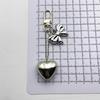 Fashionable Love Heart Keychain Charm Stylish Pendant  Adds Personality To Bags and Keys Decoration for Daily Use