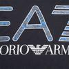Emporio Armani EA7 Slanted Logo Long Sleeve T-Shirt Men tops Black 6HPT37-PJ7CZ-1200