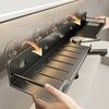No-Drill Bathroom Shelves Wall Mounted Kitchen Floating Shelf Organizer  Laundry Sink