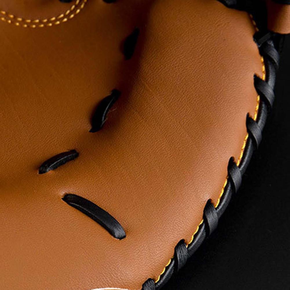 Baseball Softball Catcher Wear-resistant Baseball Glove PU Leather Beginner Play Training Catcher Mitt for Youth Adults Practice