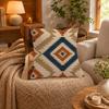 Pattern Weaving Cushion Cover Short-Plush Cushion Cover Pillowcase — Suitable For Sofas Bedrooms And Home Decor