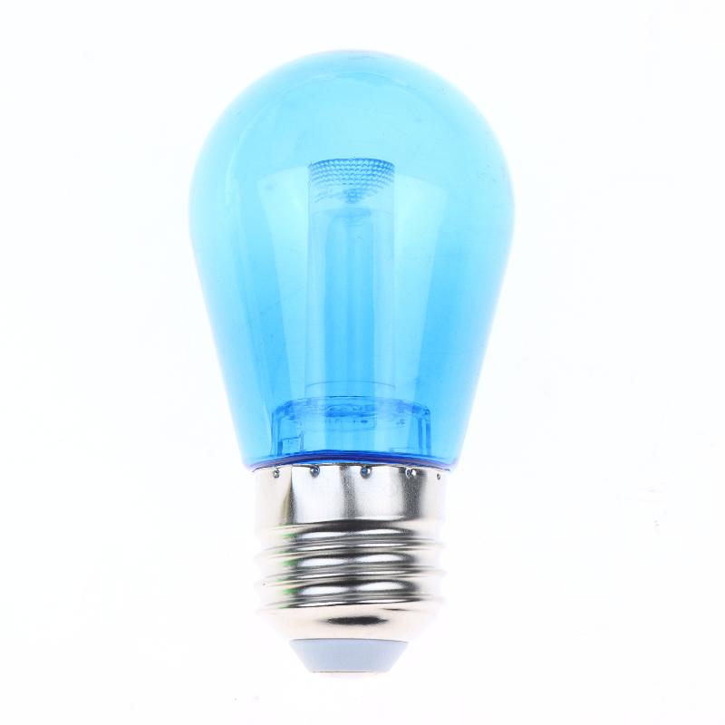 Plastics Colorful S14 Led Bulb 220V E27 2W Replaceable For String Light Halloween Birthday Party Bar Festival Decoration Lights