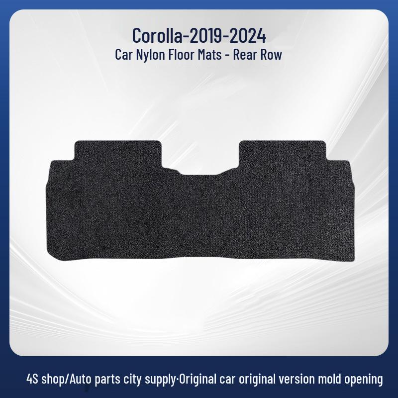 Nylon Car Floor & Trunk Mats for 2019-2024 Toyota Corolla - Durable & Wear-Resistant