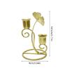 Wrought Iron Pillar Candle Holder Candlestick Metal Candle Holder Candelabrate