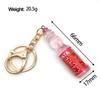 Japanese Marbles Bobble Soda Key Chain Miniature Soda Drink Charm  Bag Accessories