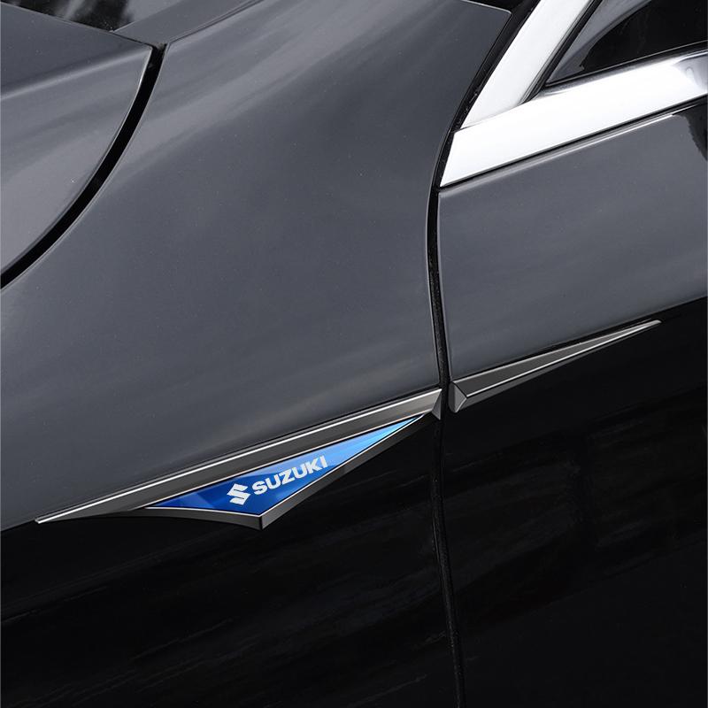 2PCS Car Side Body Badge Fender Sticker for SUZUKI Swift SX4 Jimny Samurai Vitara Xl Alto Liana Ignis Grand Vitara Decoration