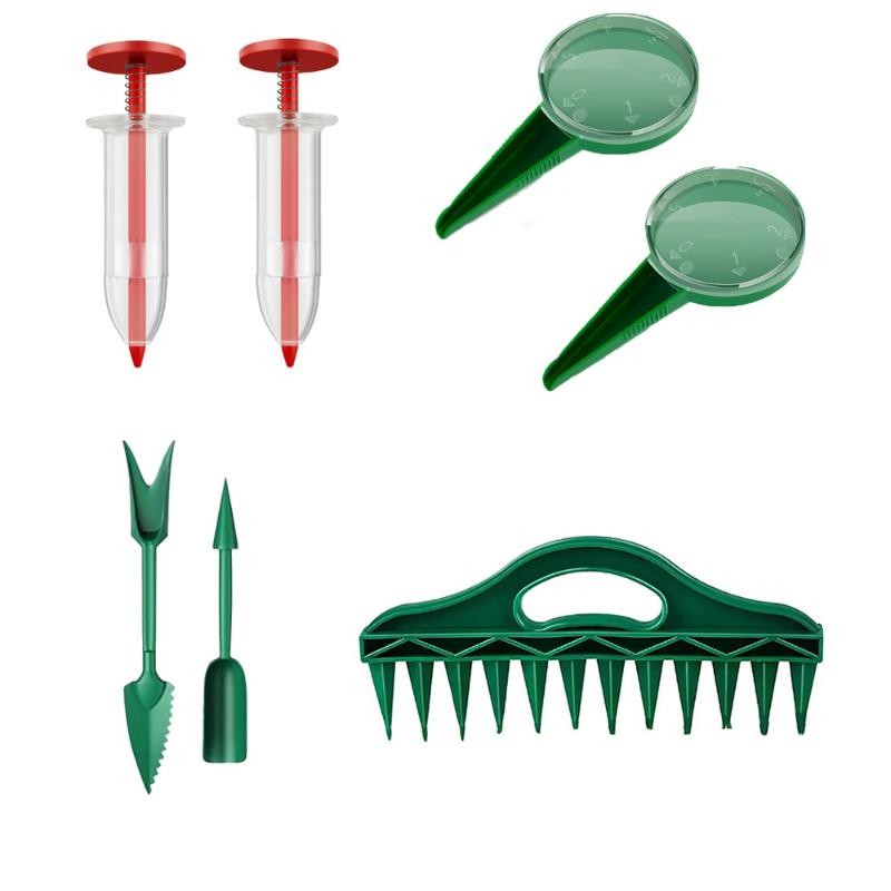 

2/4/7Pcs Garden Plants Vegetable Seed Drill Dispenser Manual Seeder Plant Seeds Sow Bonsai Parts Vegetable Flower Grow Gardening 7pcs