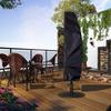 With Zipper Closure Offset Umbrella Cover 210D Oxford Fabric Cantilever Umbrella Cover  Patio Use
