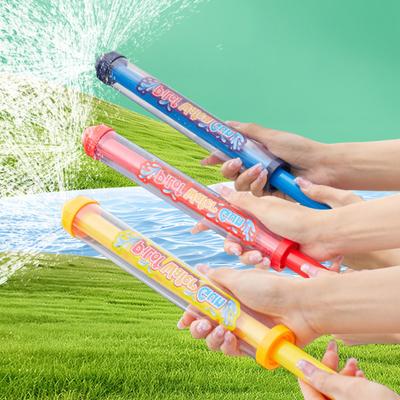 Water Shooter Sparklers Effect High Pressure Water Spray Toy for Kids Pulling Tube Design Water Fight Toy Fun Water Play Toy