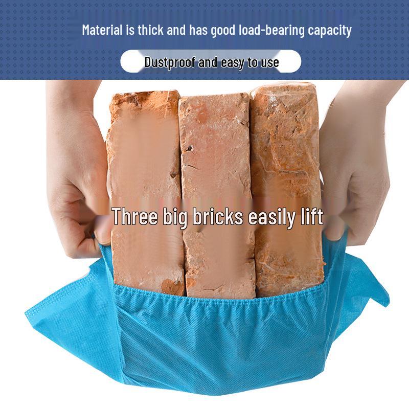Disposable Non-Woven Dustproof Non-Slip Breathable Shoe Covers for Indoor Use In Homes, Workshops, and Cleanrooms