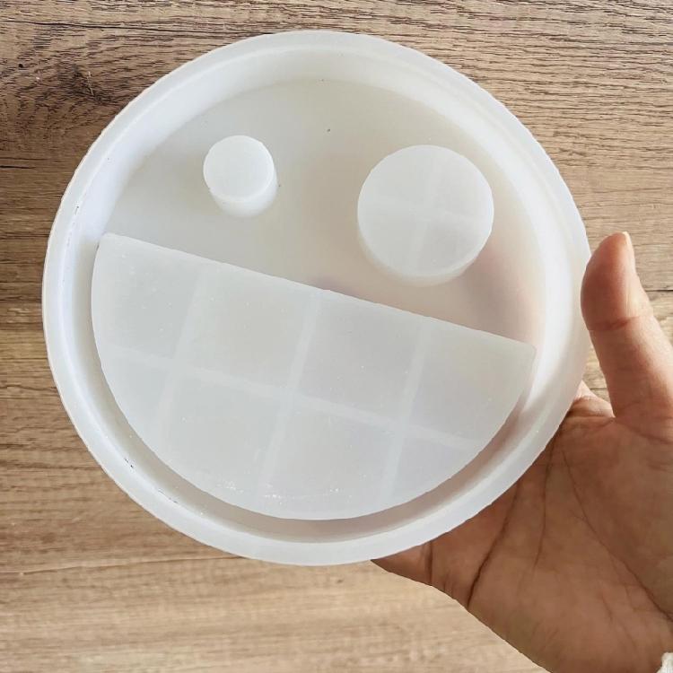 Reusable Round Sturdy Silicone Mould Home Accessory Decoration for Customes Candle Creation Perfect for Gifts