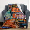 Venice Canal Flannel Blanket Throw Blanket Soft Warm Sofa Bed Camping Home Decor Unique Christmas Gift C9262