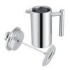 350ML Double Wall Stainless Steel Coffee Maker French Press Tea Pot with Filter