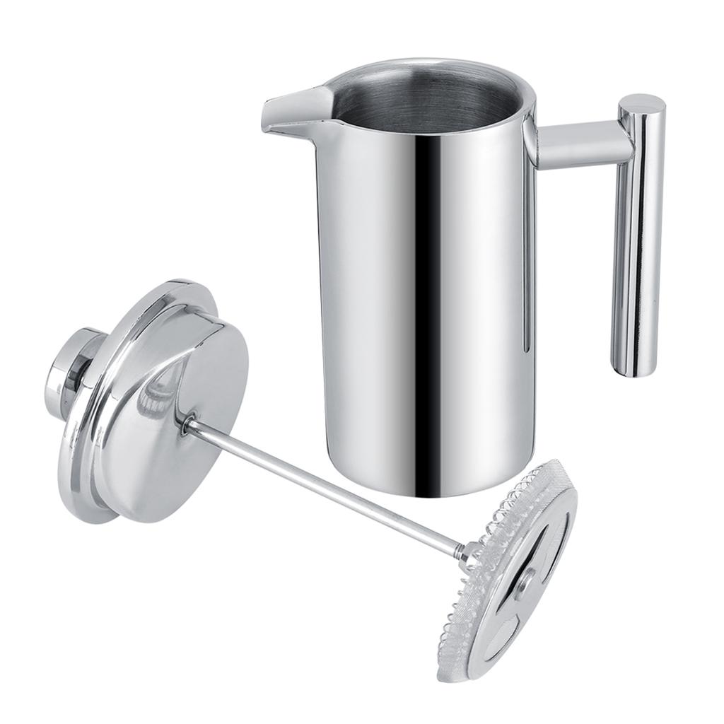 350ML Double Wall Stainless Steel Coffee Maker French Press Tea Pot with Filter