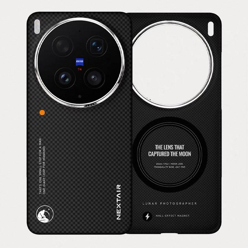 NEXTAIR Carbon Fibre Case For Vivo X300 Ultra Kevlar Wireless Charging Back Cover Case for VIVO X300 ULTRA