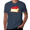 Cherry Cheesecake Pattern  Yellow TShirt Casual Loose Daily Wear TShirt