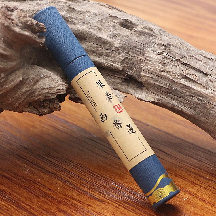 

Natural Sandalwood Incense Sticks Buddhist Meditation Home Funeral with Elegant Brown Stick for Spiritual Ceremonies Yoga passion fruit