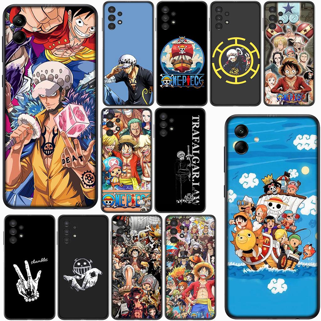 for Motorola Moto G86 G57 G67 G24 G15 G54 Power G13 G14 G34 G35 G45 G53 G55 G75 G72 Case One Pieces Trafalgar D Water Law Luffy