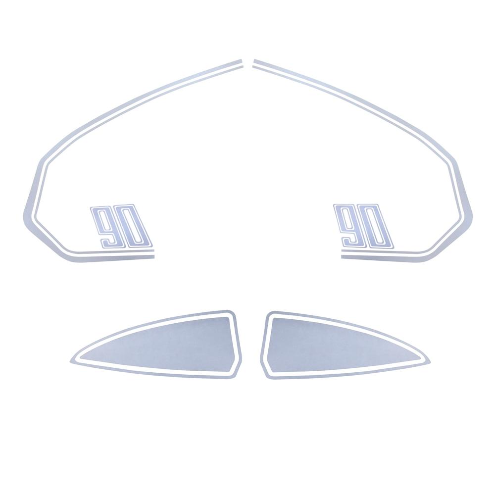 Reflective Motorcycle Sticker Waterproof Gas Fuel Oil Tank Pad Protector Cover Decals Case For BMW R NINE T Racer
