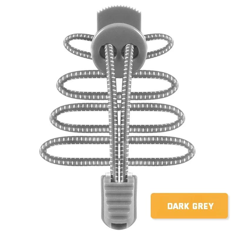 Round Tennis Laces Without Ties Lock Shoe Laces Adult Kids Sneakers Elastic Shoelaces Rubber Bands for Shoes Accesories 1Pair