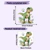 Self-adhesive Wall Stickers Cartoon Dinosaur for Kids Room Bedroom Living Room Home Decor