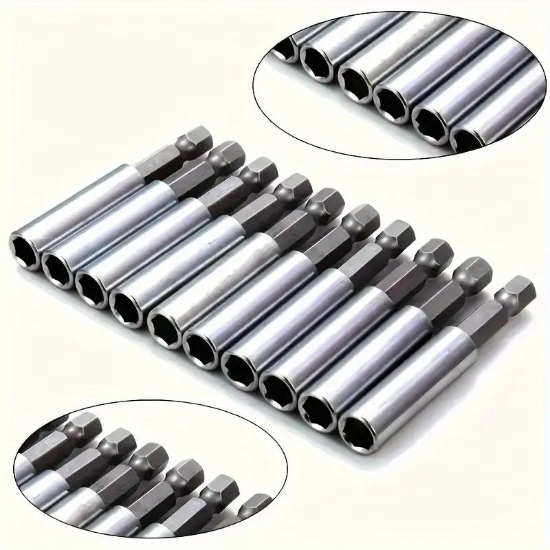 1/5pcs Magnetic Screwdriver Extension Hexagonal Handle Extended Connecting Rod Carbon Steel Screwdrivers Bit Holder Power Tools