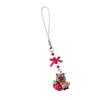Adorable Capybara Beaded Phone Charm Cute Handcrafted Resin Keychain Pendant for Young Women and Fashion Enthusiasts