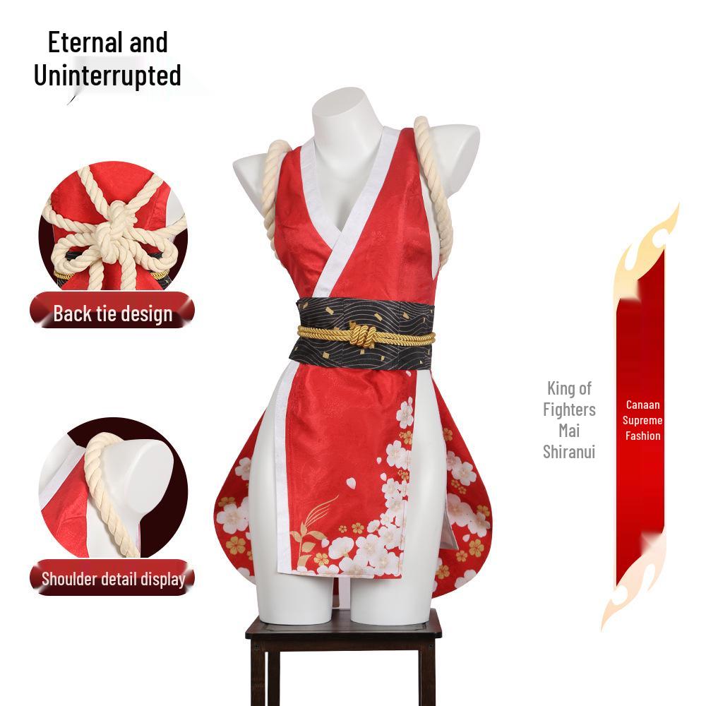 Mortal Kombat x King of Fighters Kollaboration: Nitara Mai Shiranui Japanischer Stil Cosplay Kostüm