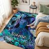 Tappeto Personalizzato con Nome e Avatar Mondo Soggiorno Antiscivolo Morbido Tappeto per Camera da Letto Sala Giochi Divano Ufficio Decorazioni per la Casa Zerbino
