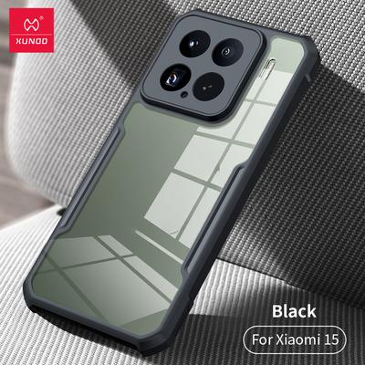 Für Xiaomi 15 Hülle XUNDD Airbag Stoßfest Transparent PC TPU Rahmen Rückseite Anti-Stoß Abdeckung für Xiaomi Mi 15