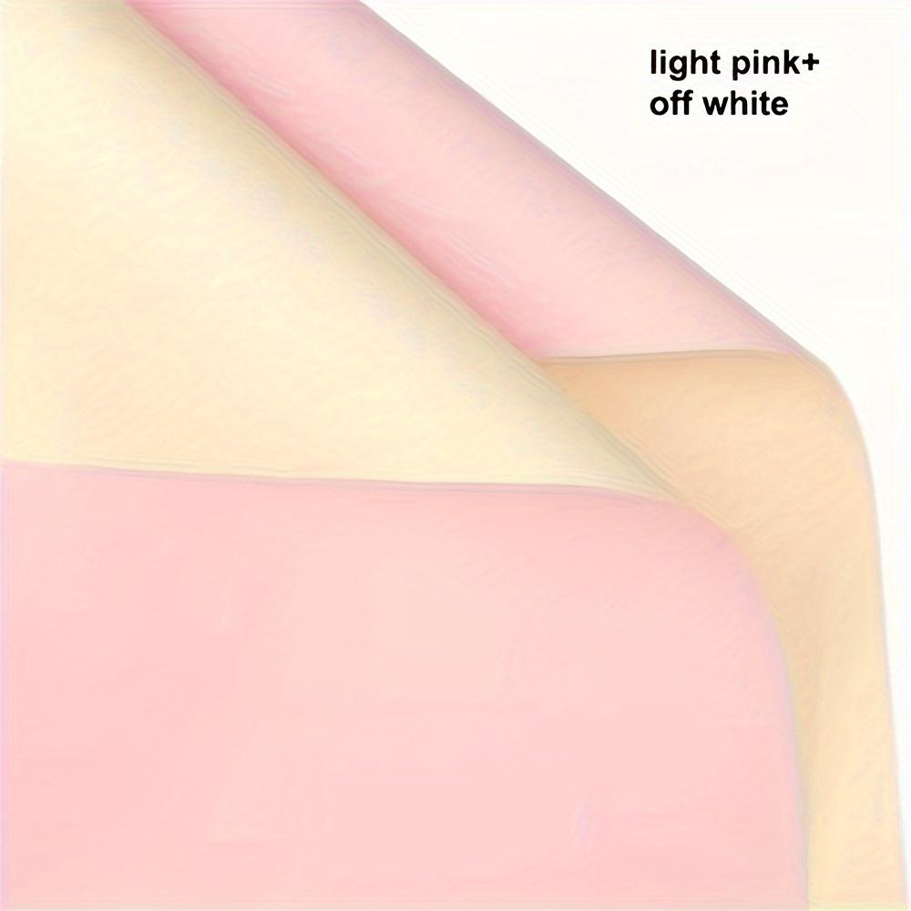 Lot de 20 feuilles de papier d'emballage cadeau à thème papillon fantaisie, feuilles d'emballage en plastique bicolores recto verso pour bouquets, cadeaux et mariages, imperméables et épaisses