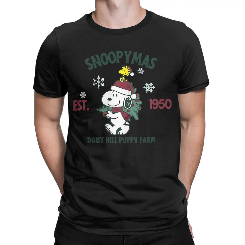 Casual Peanuts Snoopy Dancing T Shirt For Unisex Unisex Round Neck Short Sleeve Top Tee Cotton Summer Tops