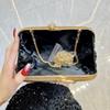 Sac à main haut de gamme - Sac bandoulière à une épaule tendance - Élégant sac de soirée à chaîne pour dames