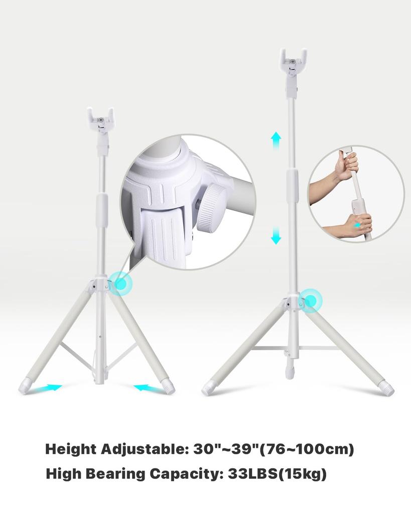 ENYA Auto-Locking Guitar Stand - Heavy-Duty Steel, 33 Lb Weight Capacity, 360° Non-Slip Base & Military-Grade Rust Resistance Sets Up In 3 Seconds,