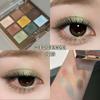 Nine Color Shimmer Matte Eyeshadow Palette Long Lasting High Pigment Eye Makeup